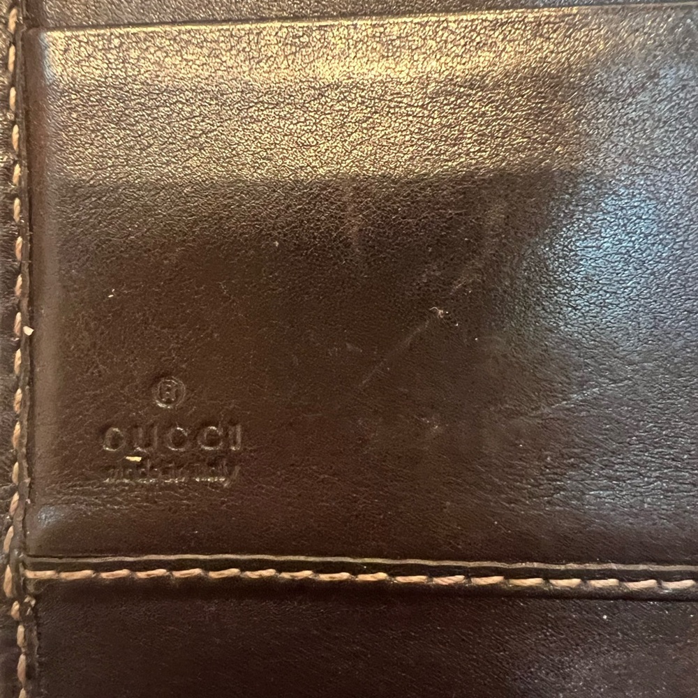 Vintage GG Canvas Continental Wallet !!! Authentic Gucci wallet !!! - Picture 5 of 13
